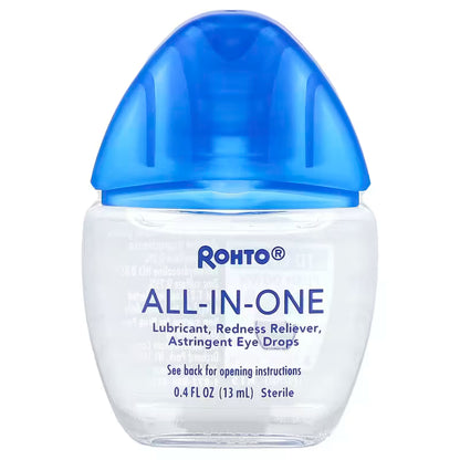 Rohto® Cooling Eye Drops All-in-One Oogdruppels – Verkoelende Verlichting bij Irritatie (13 ml)