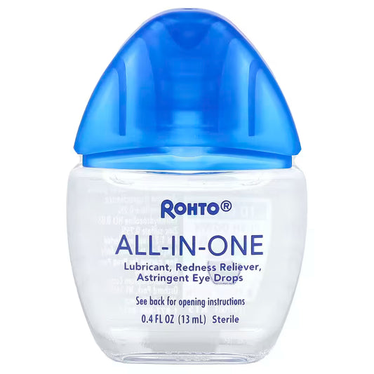 Rohto® Cooling Eye Drops All-in-One Oogdruppels – Verkoelende Verlichting bij Irritatie (13 ml)