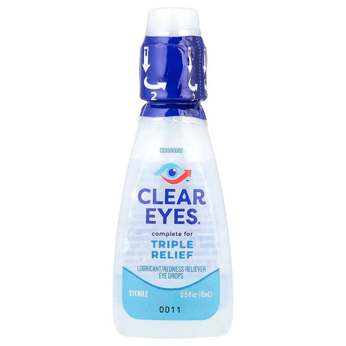 Clear Eyes Triple Relief oogdruppels flesje 15 ml