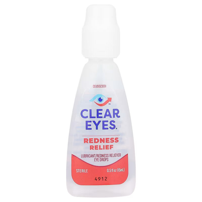 Clear Eyes® Redness Relief Oogdruppels – Hydratatie & Verzachting bij Irritatie (15 ml)
