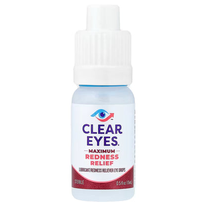 Clear Eyes® Maximum Redness Relief Oogdruppels – Intensieve Roodheidsverlichting (15 ml)