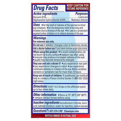 Clear Eyes® Maximum Redness Relief Oogdruppels – Intensieve Roodheidsverlichting (15 ml)