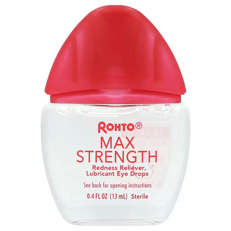 Rohto® Cooling Eye Drops Max Strength Oogdruppels – Extra Sterke Roodheidsverlichting (13 ml)