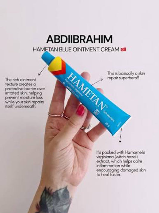 Hametan Blauw - Huidcrème - Hamamelis 25% - Zeer Droge Huid - 30 g