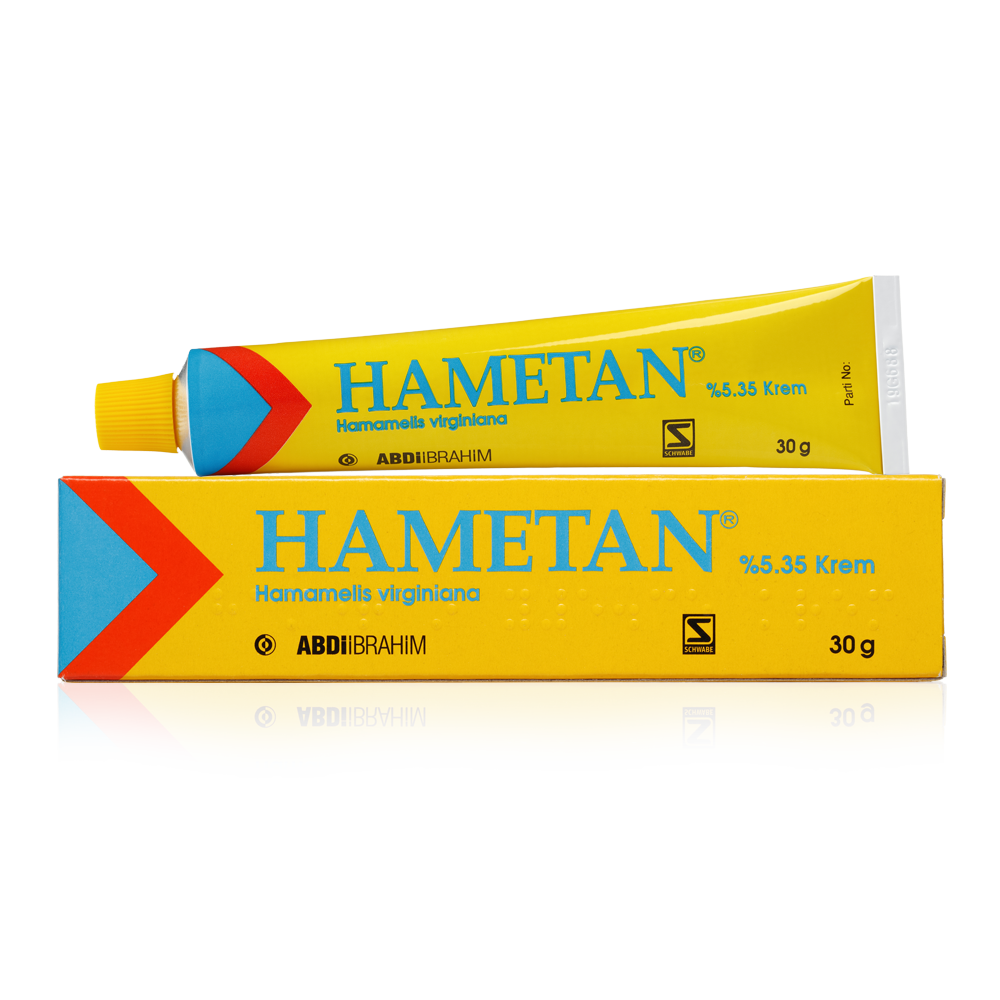 Hametan Geel huidcrème met 5,35% hamamelis, potje 30 g